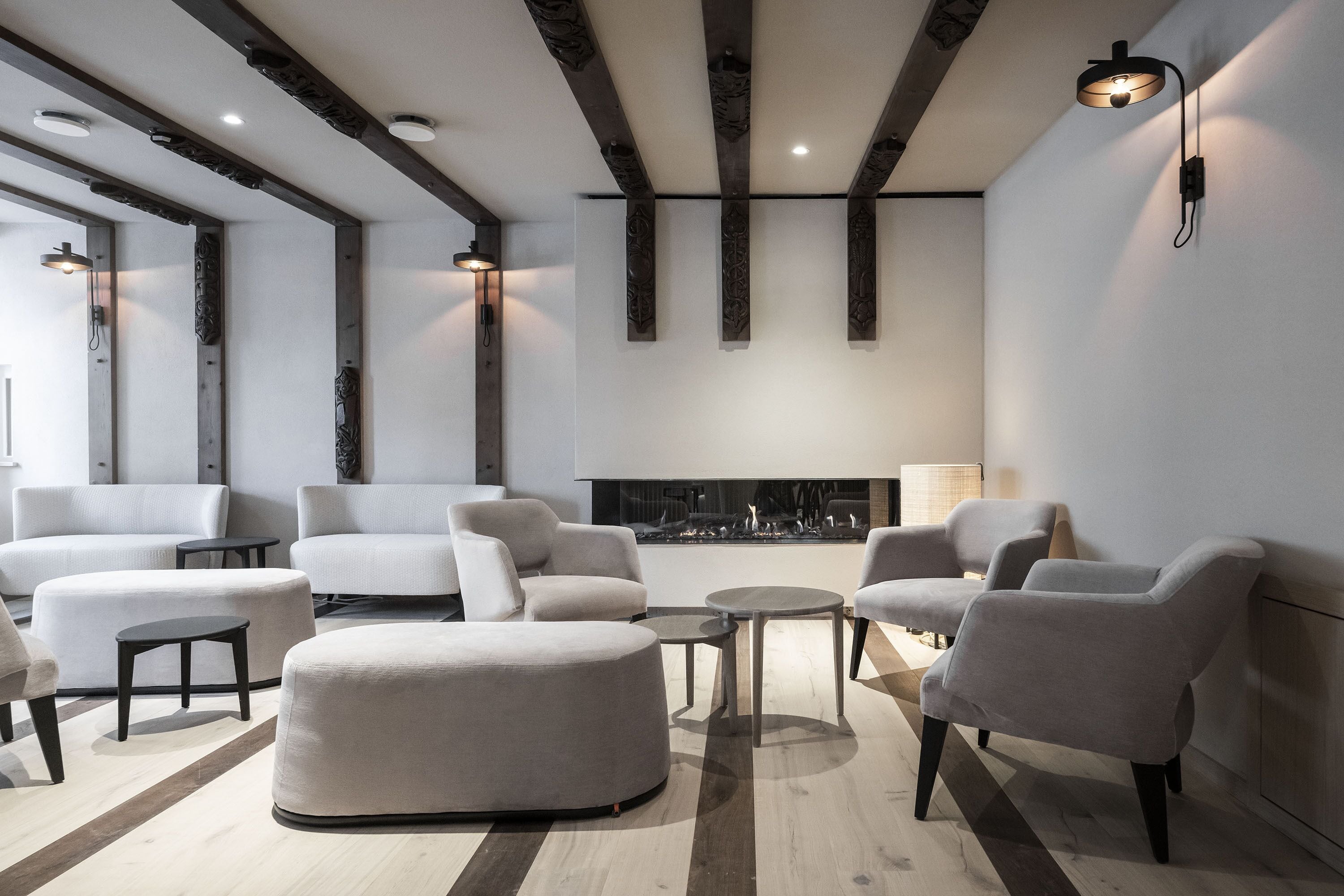 Sala de estar en el lobby