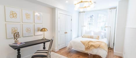 1 bedroom, iron/ironing board, travel crib, WiFi