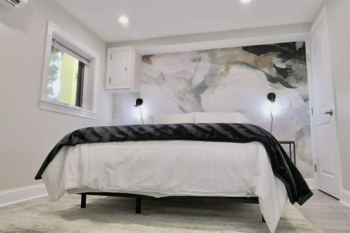 1 soverom, strykejern/-brett, wi-fi og sengetøy