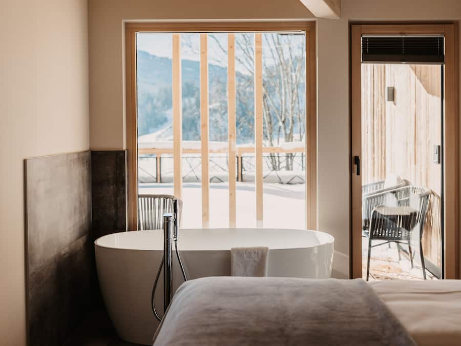 Apartemen Deluks (Laerche Sued, incl. Cleaning fee) | Bathtub besar