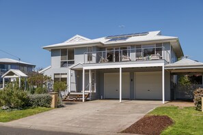 Enter through the covered front porch into this welcoming home.