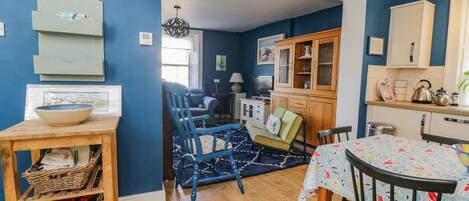 Fridge, dishwasher, electric kettle, toaster