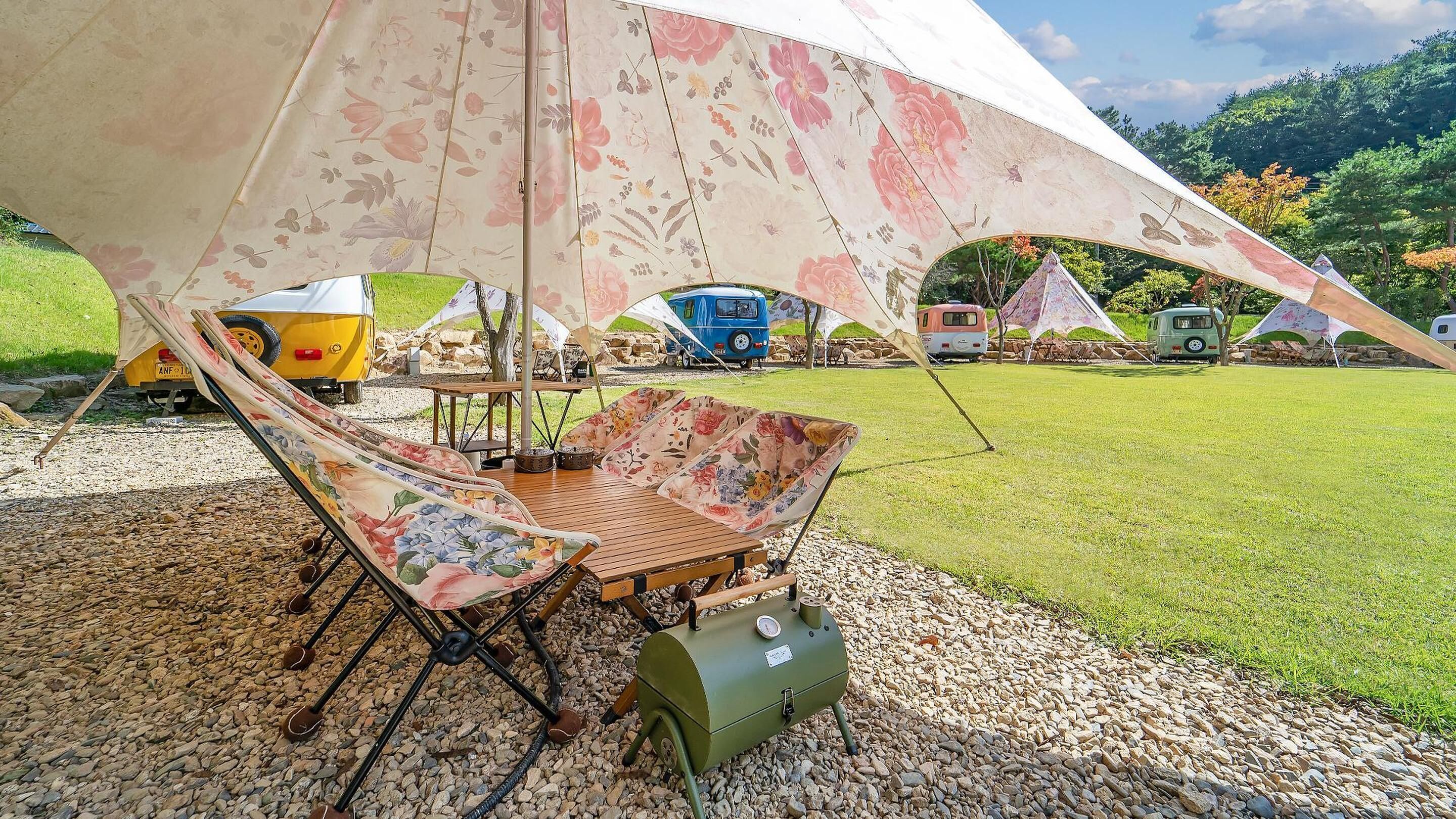 Phòng cơ bản, 1 phòng ngủ (2cheng Caravan Deep blue) | 1 phòng ngủ, truy cập Internet không dây miễn phí 