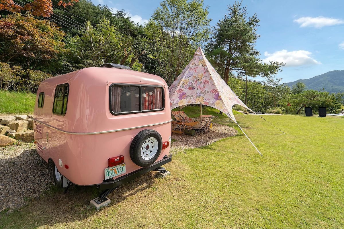 Eenvoudige kamer, 1 slaapkamer (Caravan (Lavenderpink)) | 1 slaapkamer, gratis wifi