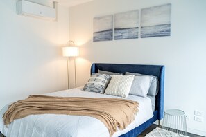 2 bedrooms, iron/ironing board, travel crib, free WiFi