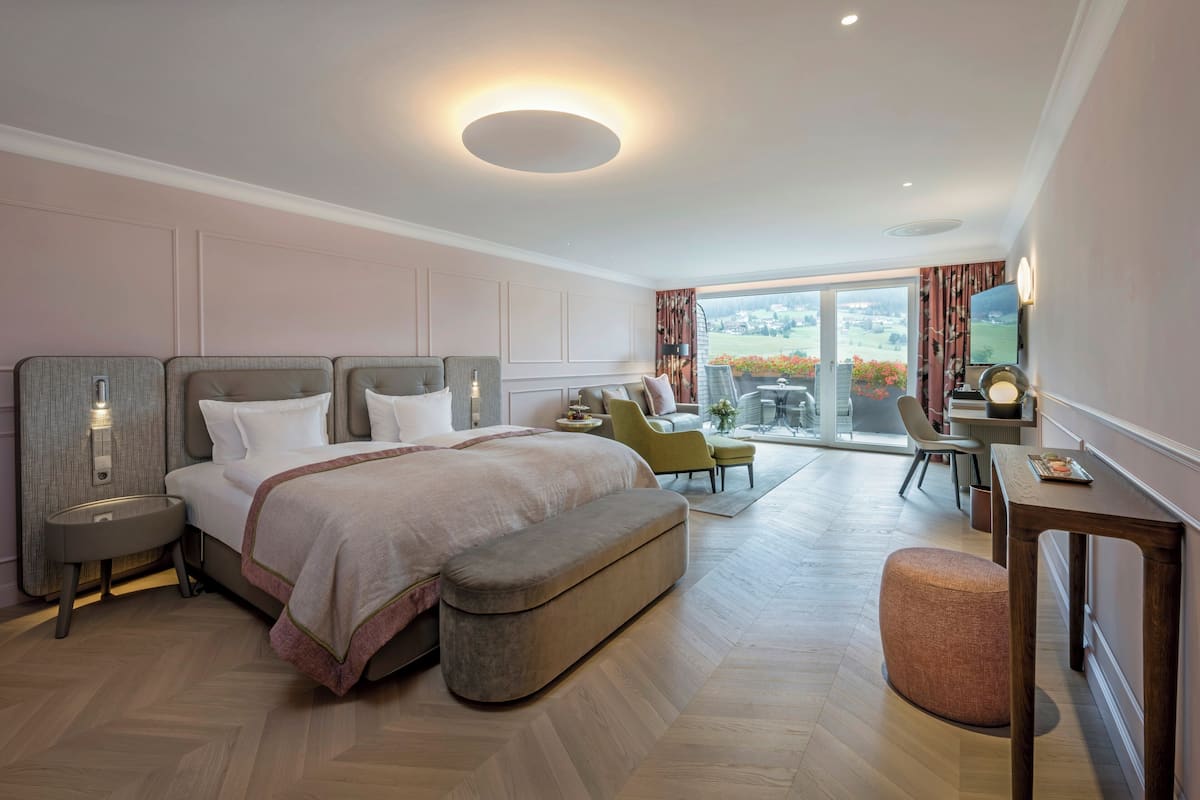 Phòng đôi (Apartment Penthouse I) | 1 phòng ngủ, bộ đồ giường kháng dị ứng, chăn bông, minibar