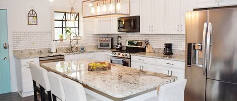 Microwave, oven, dishwasher