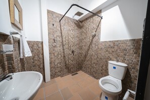 Apartment, 1 Schlafzimmer | Badezimmer | Dusche, Handtücher