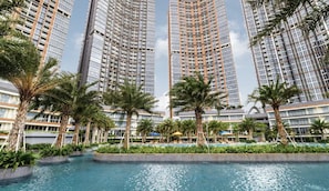 Indoor pool, outdoor pool
