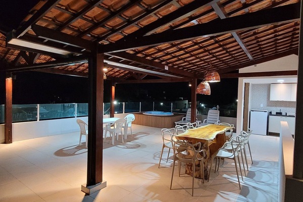 ON02H - Flat 203 324939207 FLAT 203 COM JACUZZI VISTA PARCIAL MAR/PISCINA | Opções para refeição ao ar livre