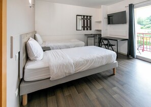 Leilighet – comfort | 1 soverom, skrivebord for bærbar PC, wi-fi (inkludert) og sengetøy