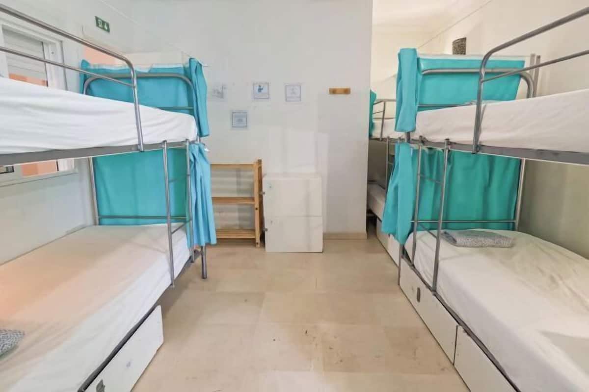 Blackout drapes, WiFi (free), bed sheets
