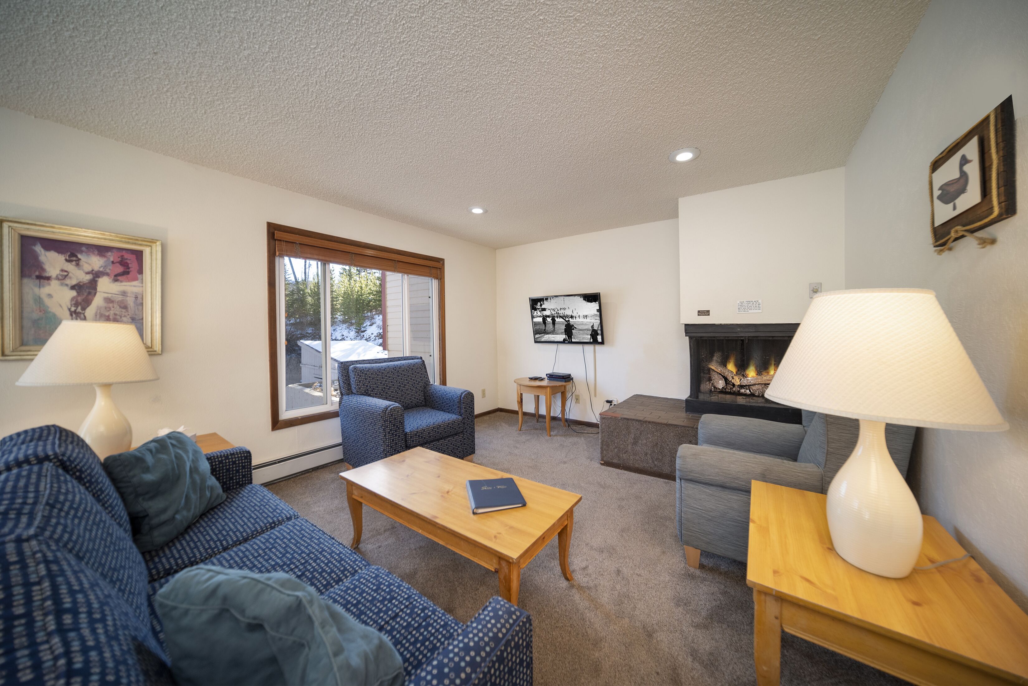 3 bedroom with updated interior, open floor plan, private patio