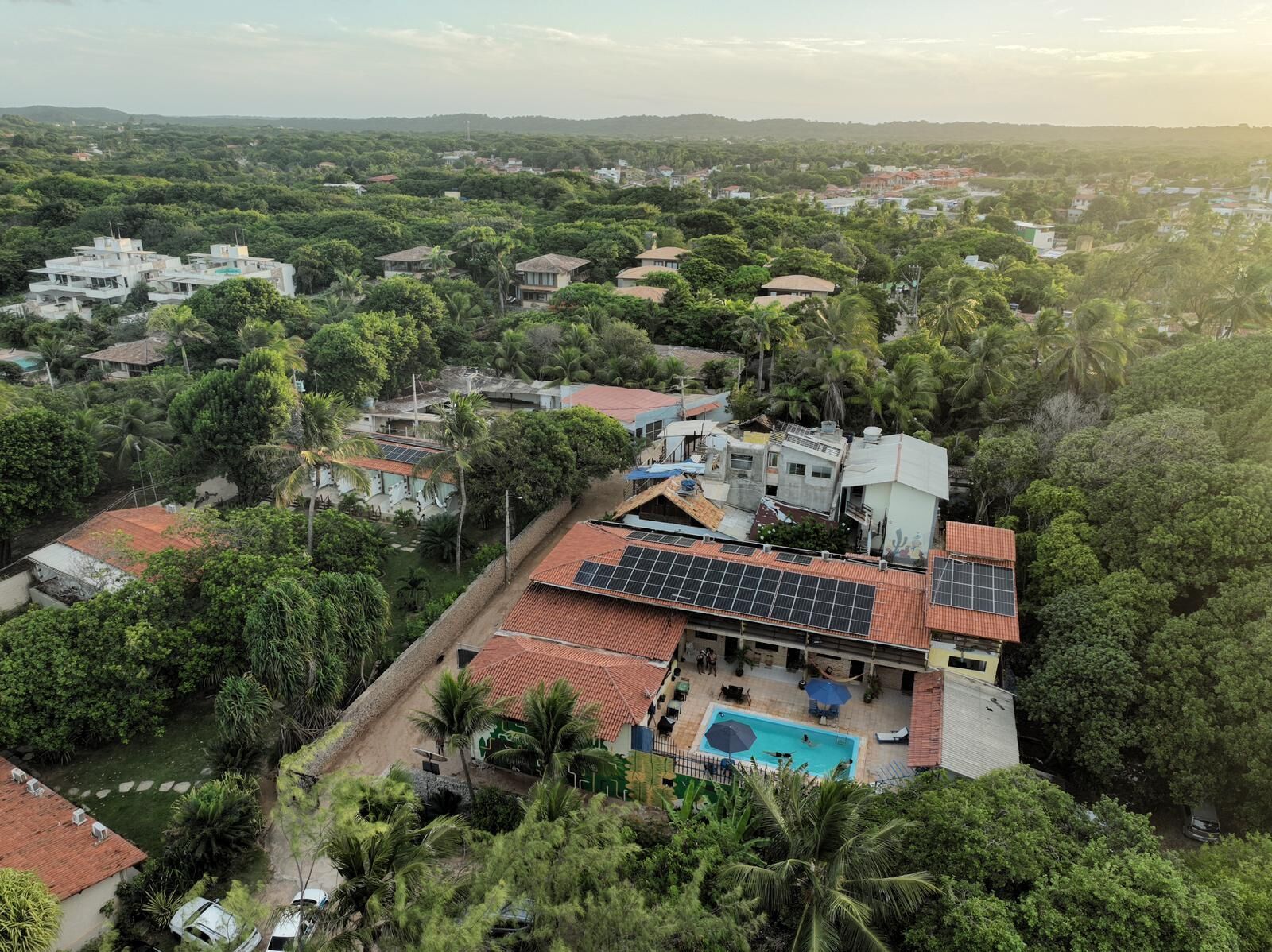 Façade de l’hébergement