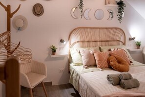 1 bedroom, in-room safe, iron/ironing board, travel cot