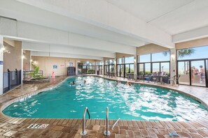 Indoor pool, outdoor pool