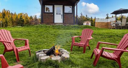 Beausite Tourisme-Lac, river spa, micro farm, estate trail, view of the mountain