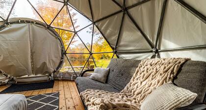 Dôme Forestier: Glamping, nature, stars, comfort, shared kitchen, CITQ304716.