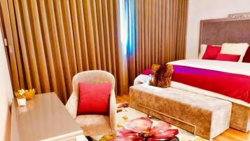 Deluxe-Einzelzimmer | Hochwertige Bettwaren, Betten mit Memory-Foam-Matratzen, Minibar