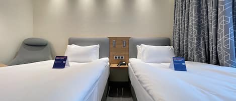 In-room safe, blackout curtains, soundproofing, iron/ironing board