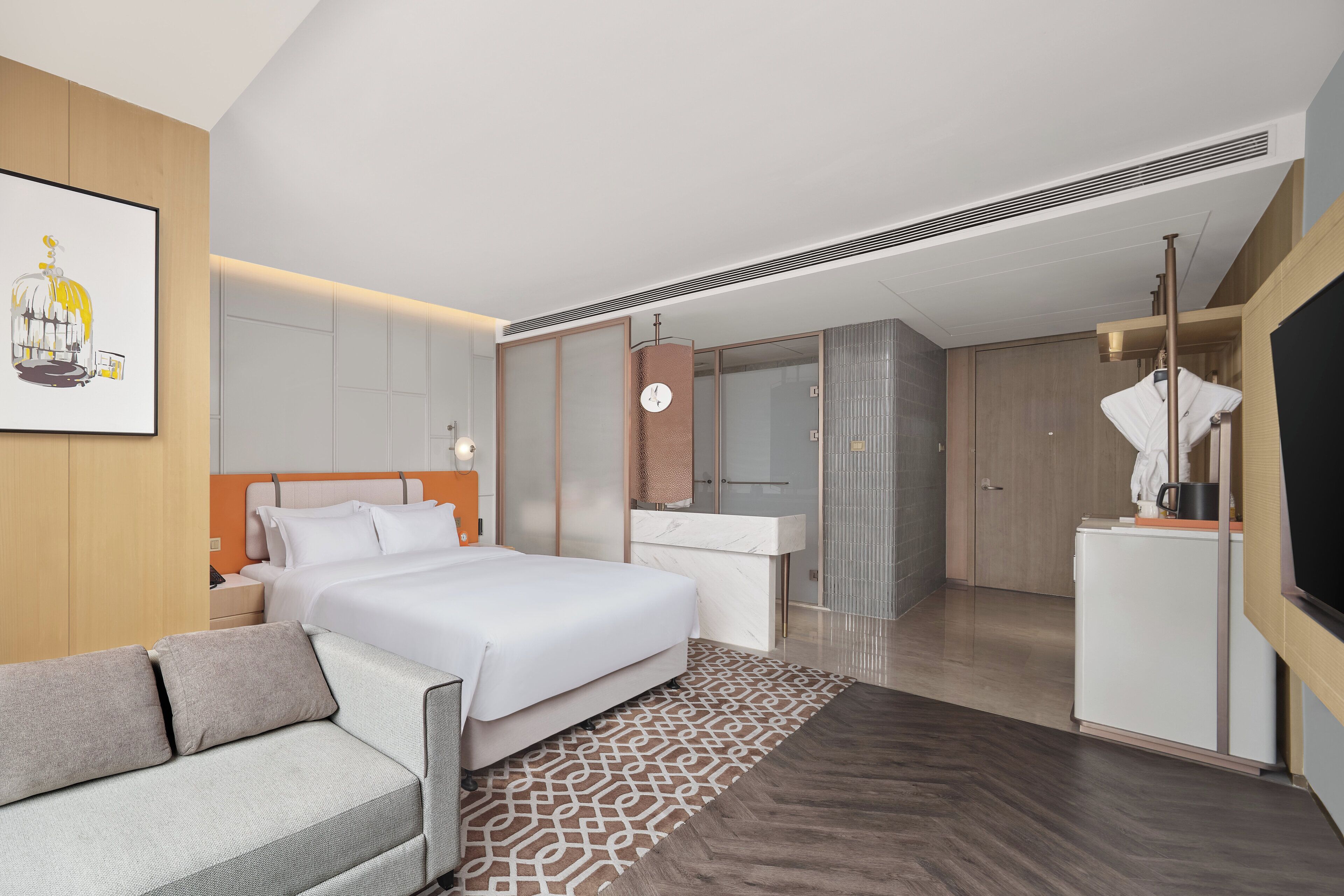 Standardzimmer, 1 King-Bett, Flussblick