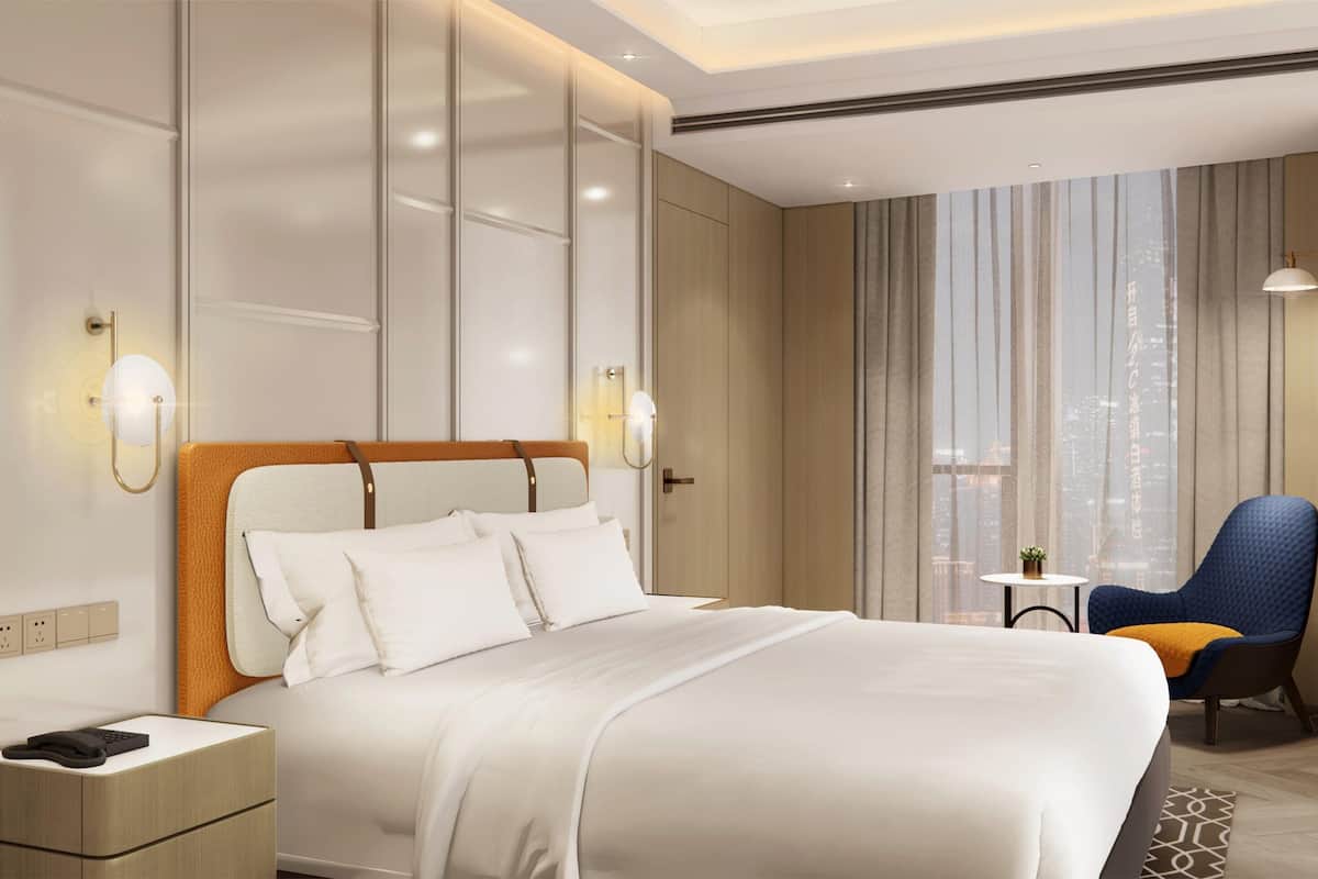 Free minibar, in-room safe, individually decorated