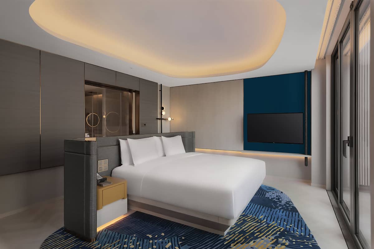 Suite, Balkon, Bergblick (Lingfeng Mountain View) | Kostenloses WLAN, Bettwäsche