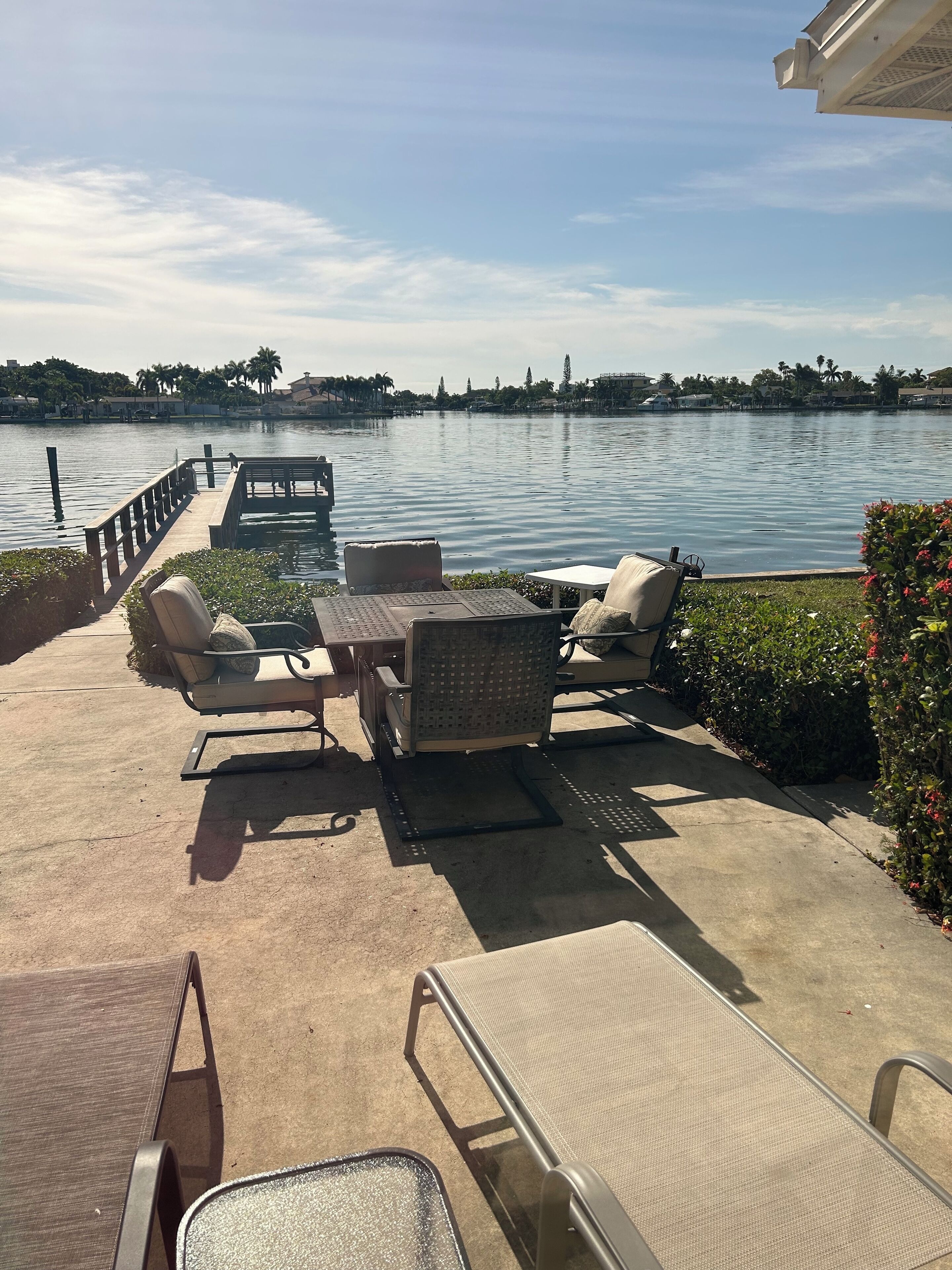 Newly renovated. Cozy, quiet, and centrally located with private dock 