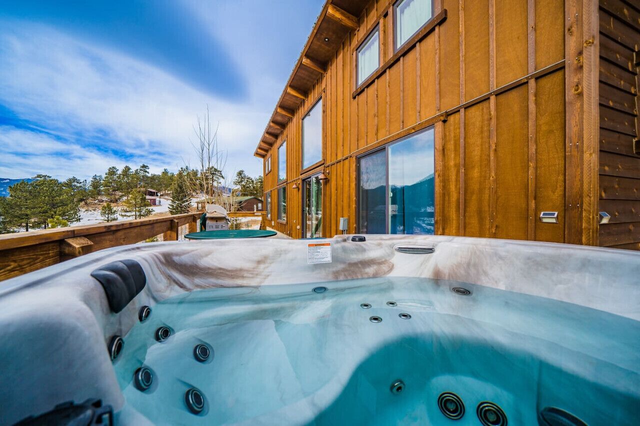 Idromassaggio all'aperto