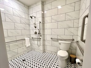 Hair dryer, towels