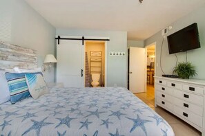 2 bedrooms, iron/ironing board, travel crib, free WiFi