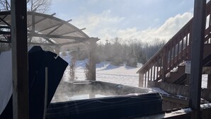 Utendørs boblebad