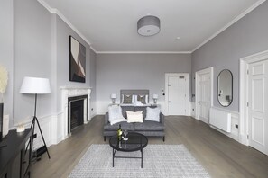 Studio, 1 Bedroom | Living area | TV - JOIVY Statement Studio On Historic George Street (Edinburgh)