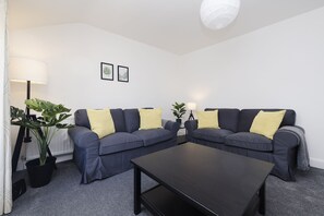House, 1 Bedroom | Living area | TV - JOIVY Beautiful 2-Br Mews Home, Near Princes Street (Edinburgh)
