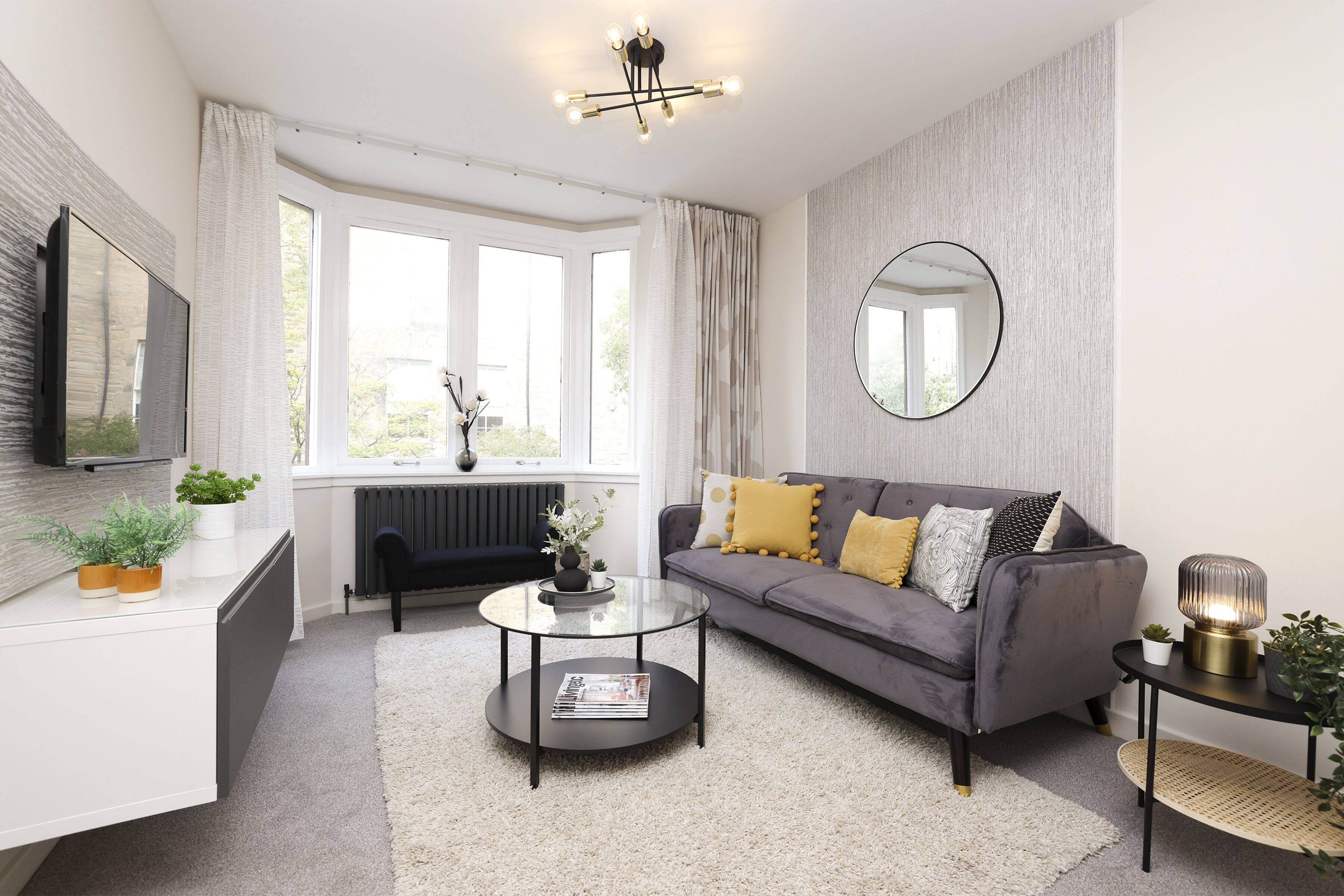 Apartment, 1 Bedroom | Living area | TV