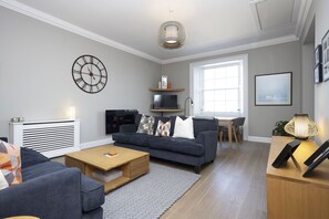 Apartment, 2 Bedrooms | Living area | TV - JOIVY Splendid 2-Br Apartment In New Town (Edinburgh)