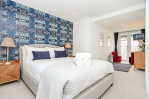 1 bedroom, desk, laptop workspace, iron/ironing board