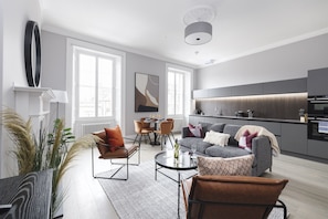 Apartment, 2 Bedrooms | Living area