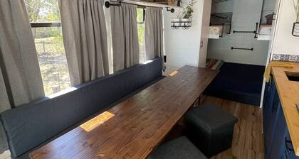 Experience tiny living on a Bus Converssion and relax.