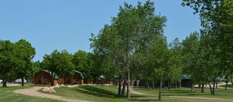 Sturgis Camping Cabin with Queen Bed