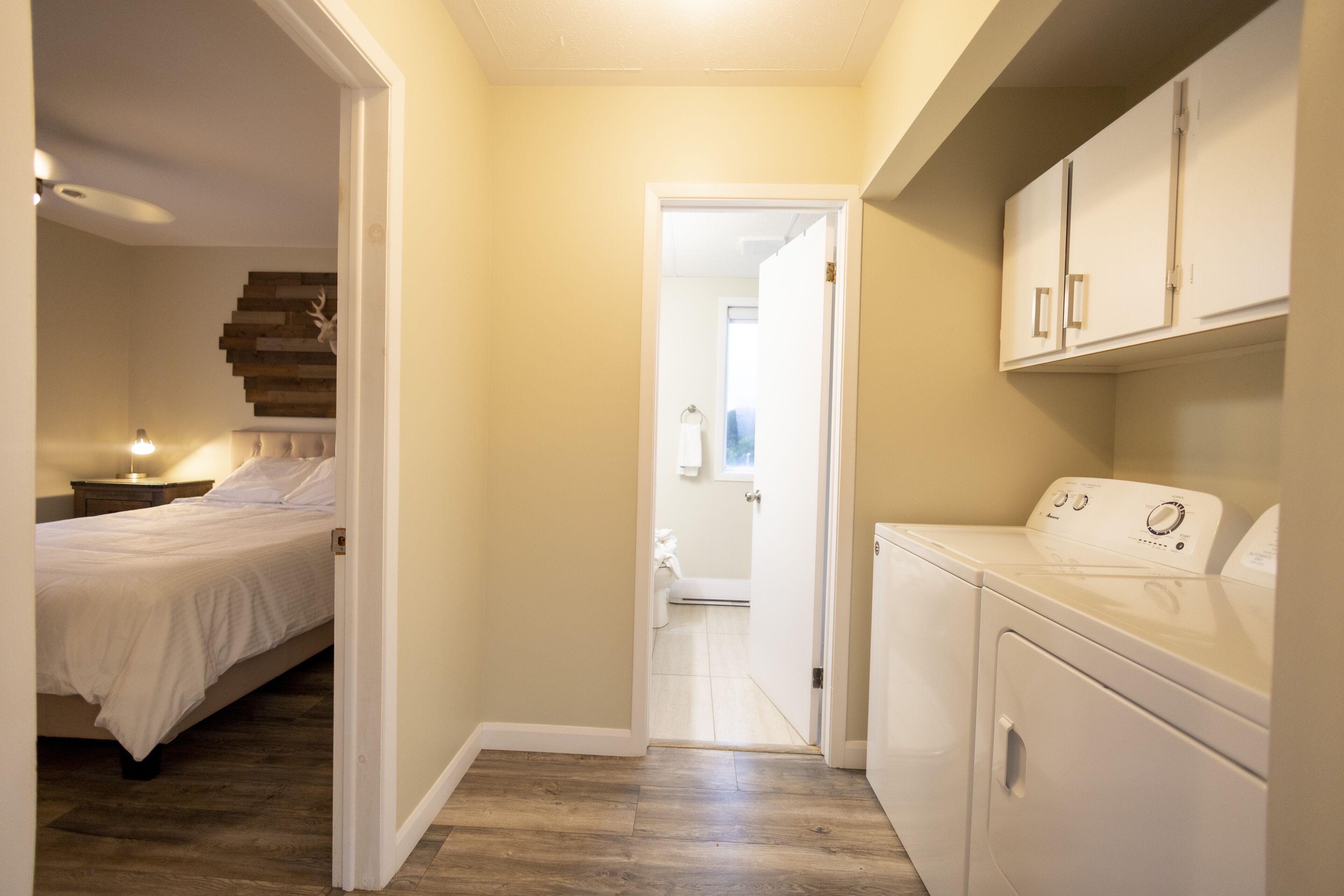 Appartement de deux chambres à coucher + divan-lit | 욕실 | 헤어드라이어, 타월, 샴푸, 화장지