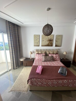 2 bedrooms, soundproofing, iron/ironing board, free WiFi - Apparently luxury (Hammamet Sud)