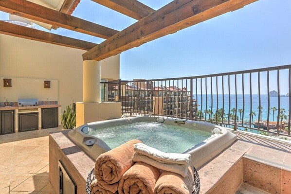 Idromassaggio all'aperto