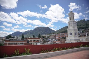 Blick von der Unterkunft