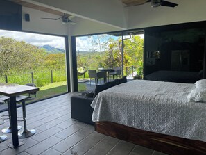 Panoramic Studio Suite, Kitchen, Mountain View | View from room - Villa Costa Pura Vida (Ciudad Cortés)