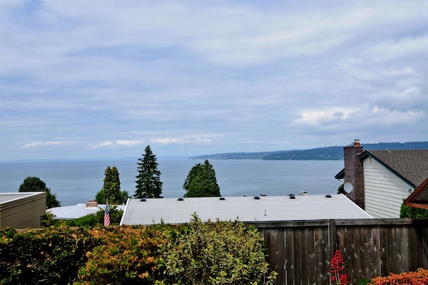 Blick von der Unterkunft