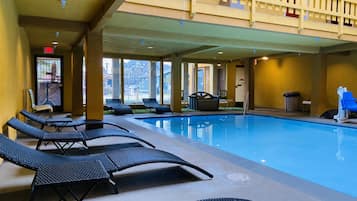 Indoor pool, seasonal outdoor pool