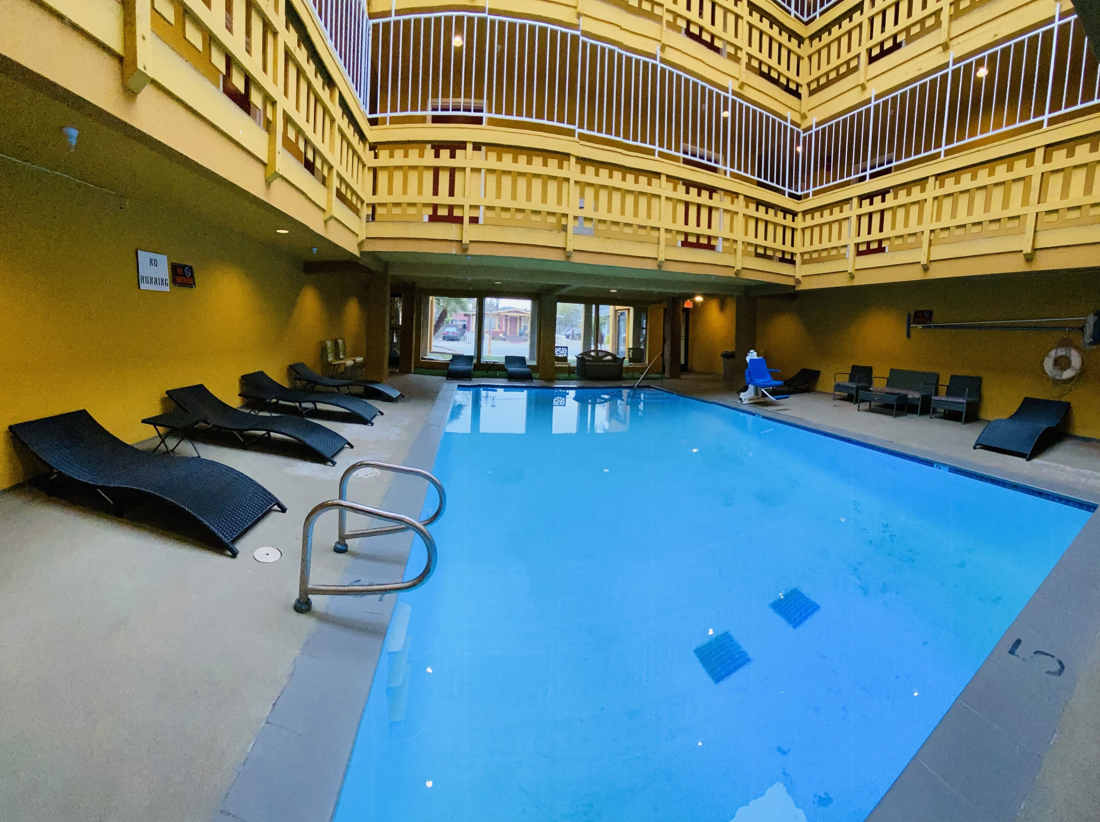 indoor pool, seasonal outdoor pool