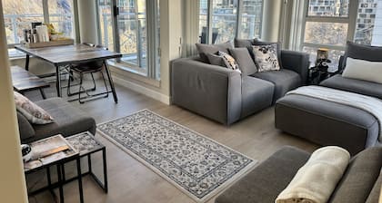 Penthouse with 3 decks w/ water views on Beach /Seawall