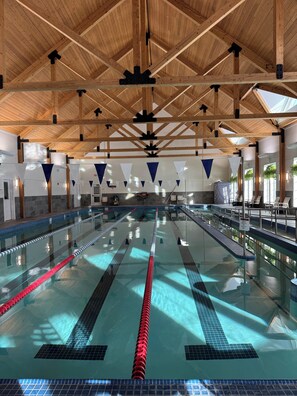 Indoor pool, outdoor pool